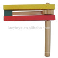 Instrumento de madera Rattle Noise Maker Toy